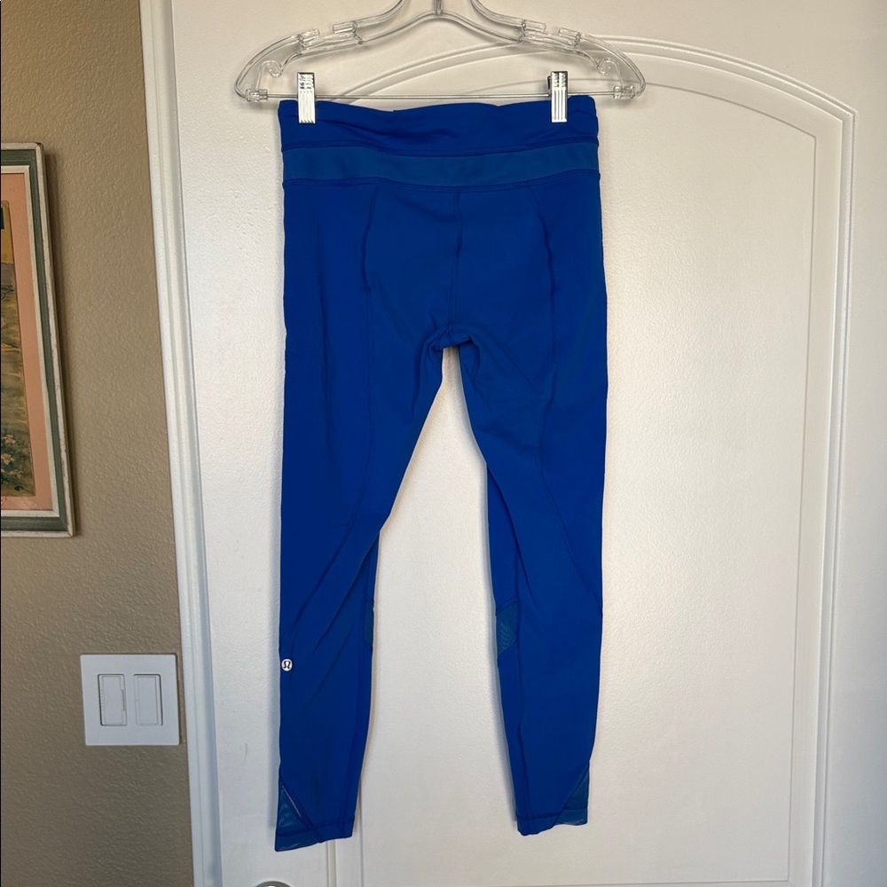 Vibrant Blue Lululemon Athletic Leggings - Picture 6 of 7